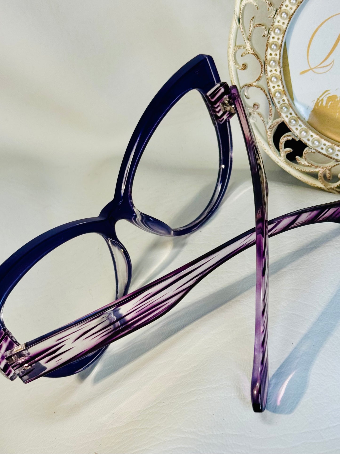 “Plum Pudding” Fashion Glasses