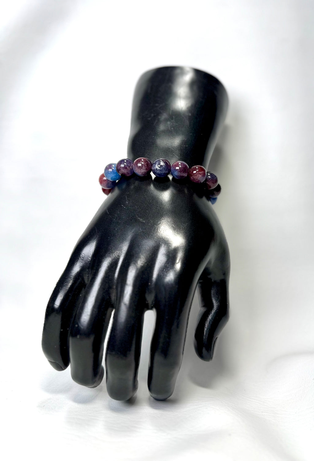 “Crimson Twilight” gemstone bracelet