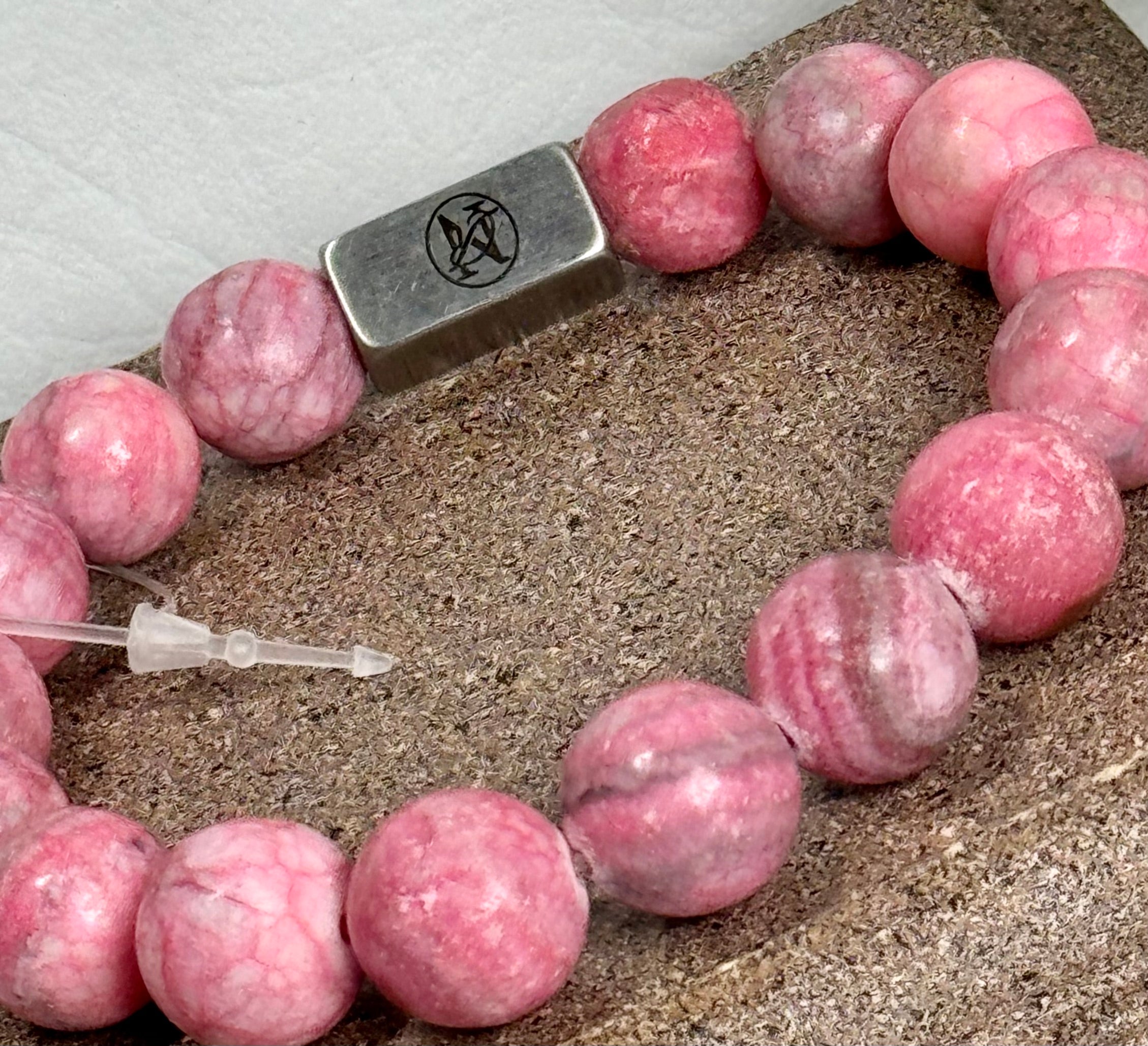 “Pink Planet” Semi-Precious Stone Bracelet