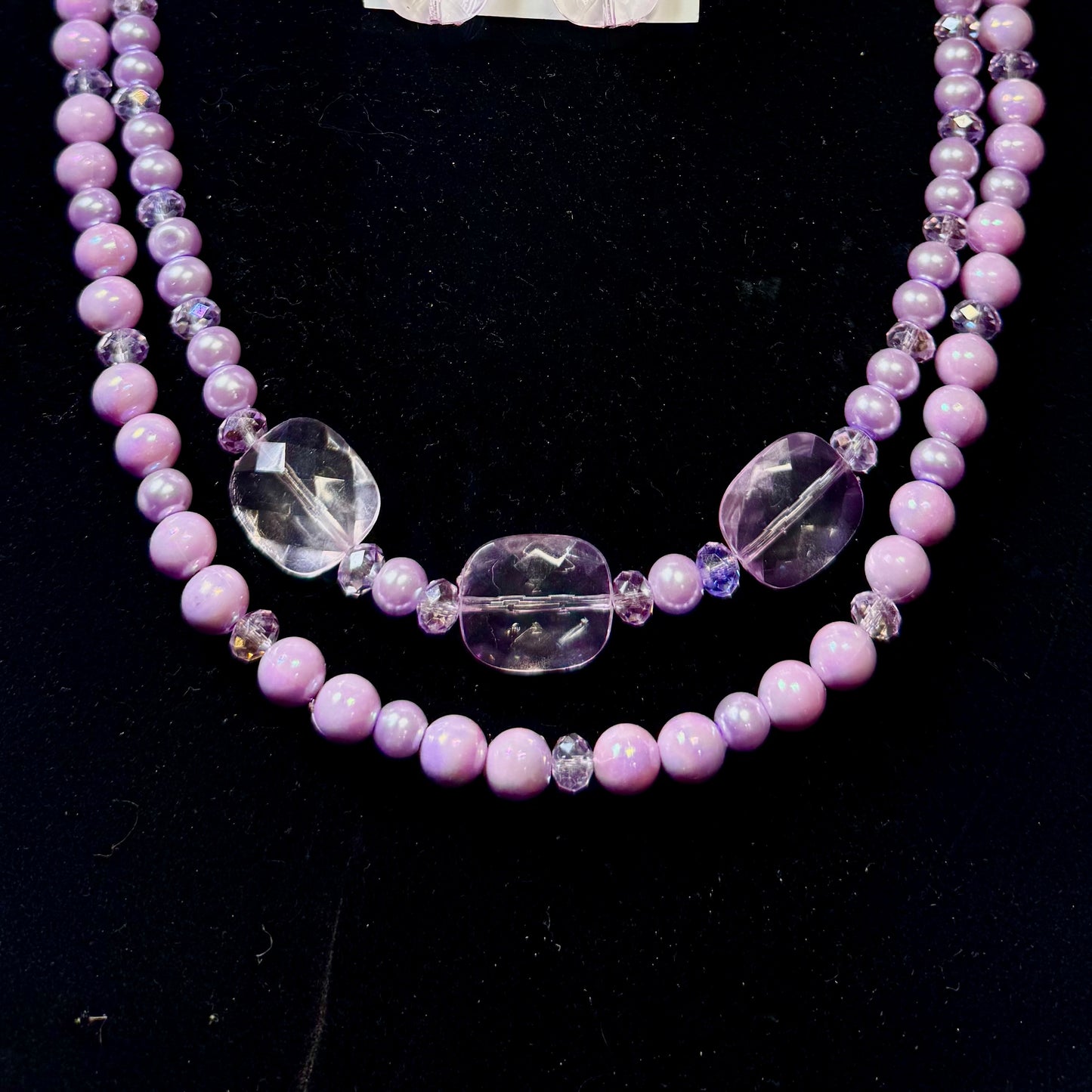 “Lavender Lady” Brooch, Necklace & Earrings Set