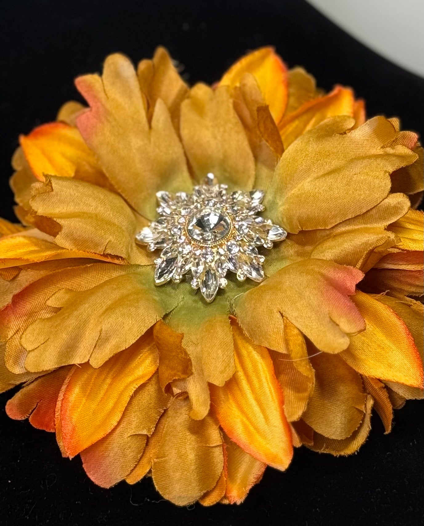 Diamond Spice Brooch & Earrings Set