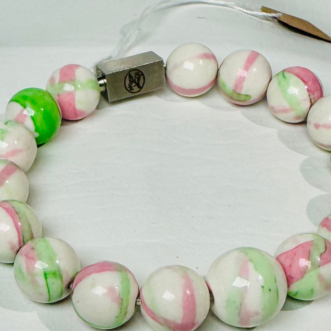 “Cotton Candy” Stone Bracelet