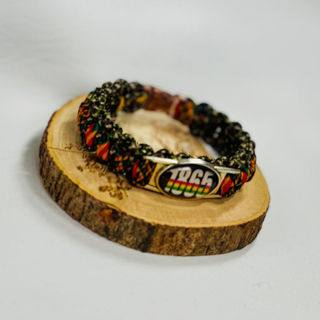 “1865 Kente” Braided Bracelet