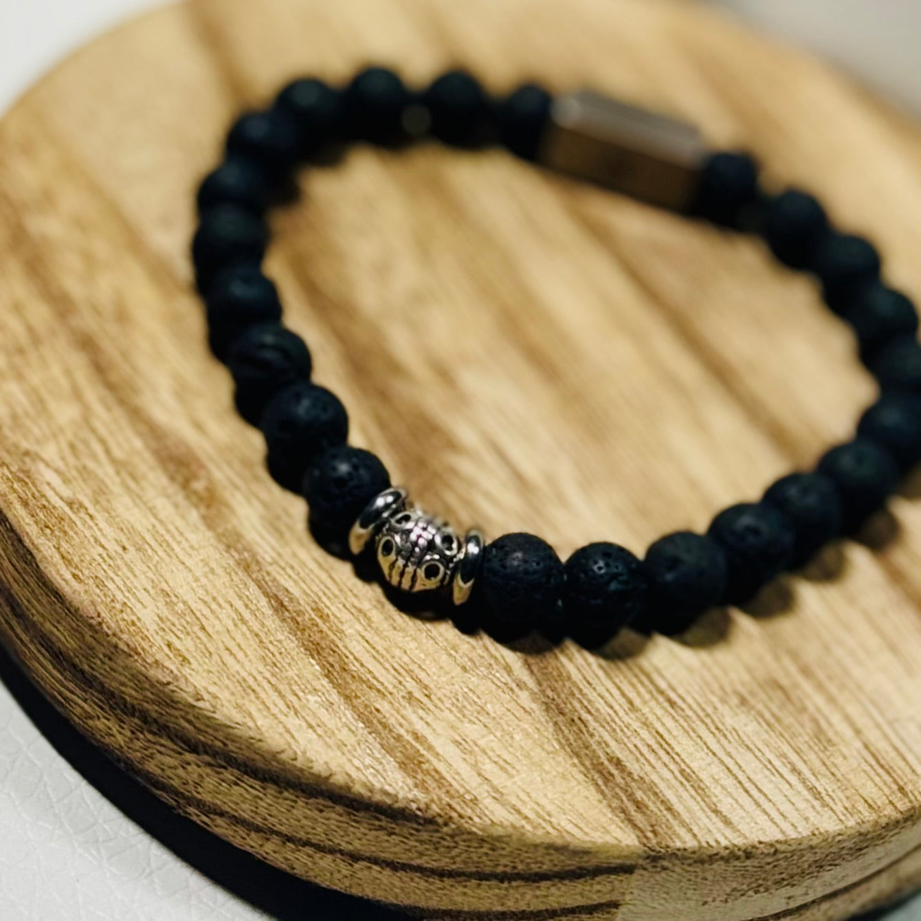 Iron Resolve™ Genuine Stone Bracelet