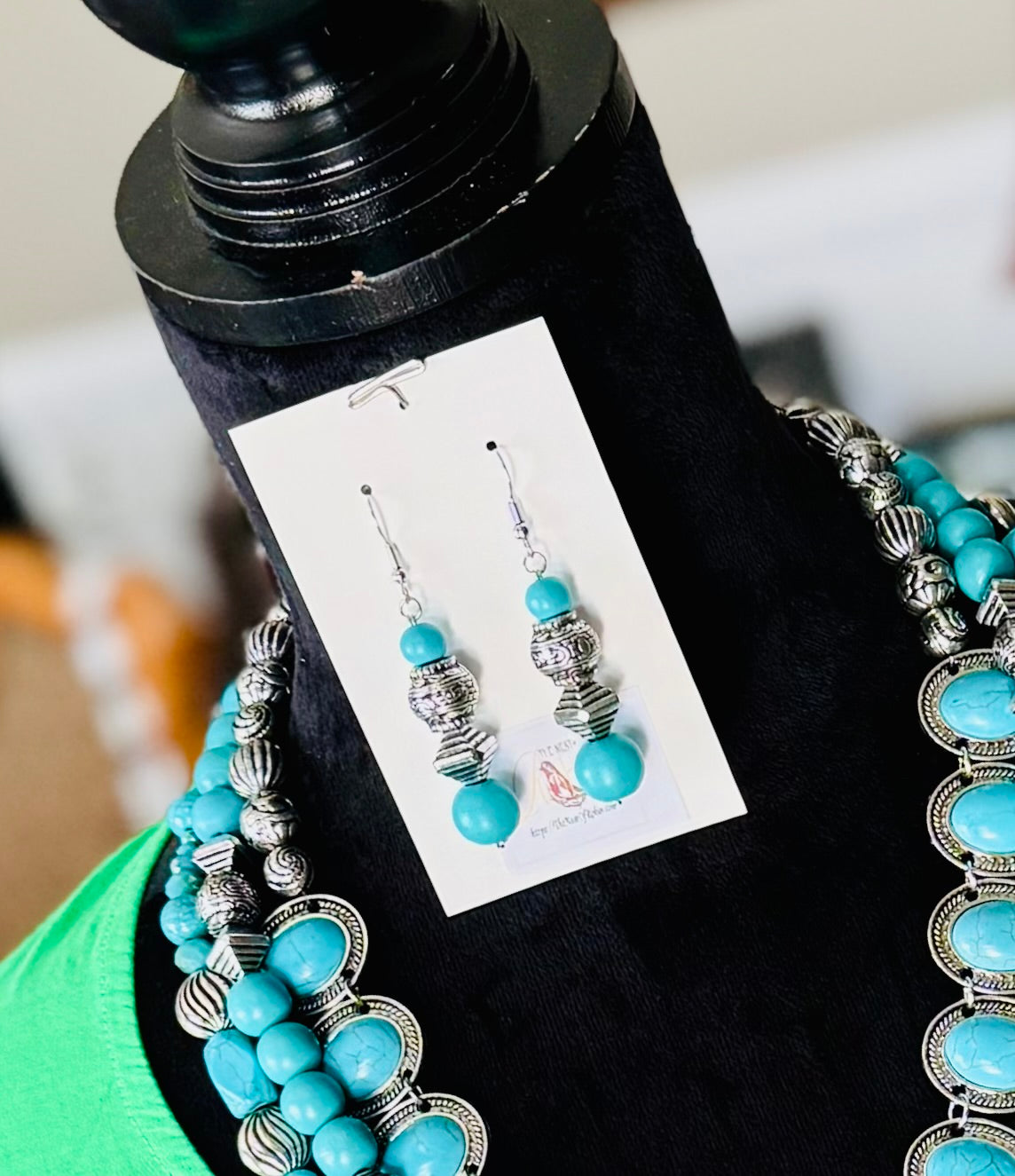 “Turquoise” 5 Piece Jewelry Set