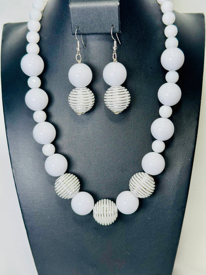 “Opal Whimsy” Necklace & Earrings Set
