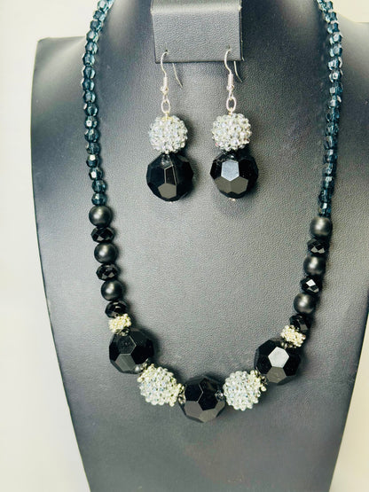 “Twilight Gleam” Necklace & Earrings Set