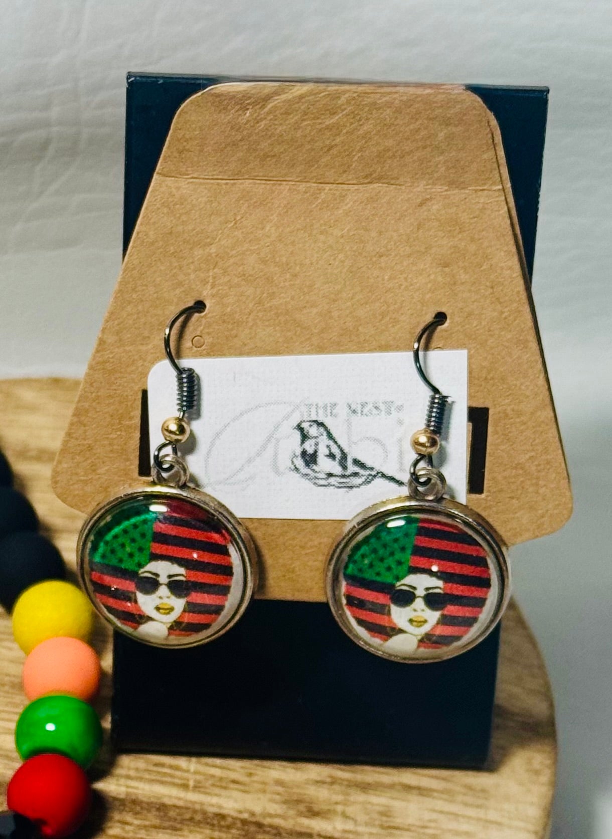 Black Is Beauty Bracelet & Earrings Set