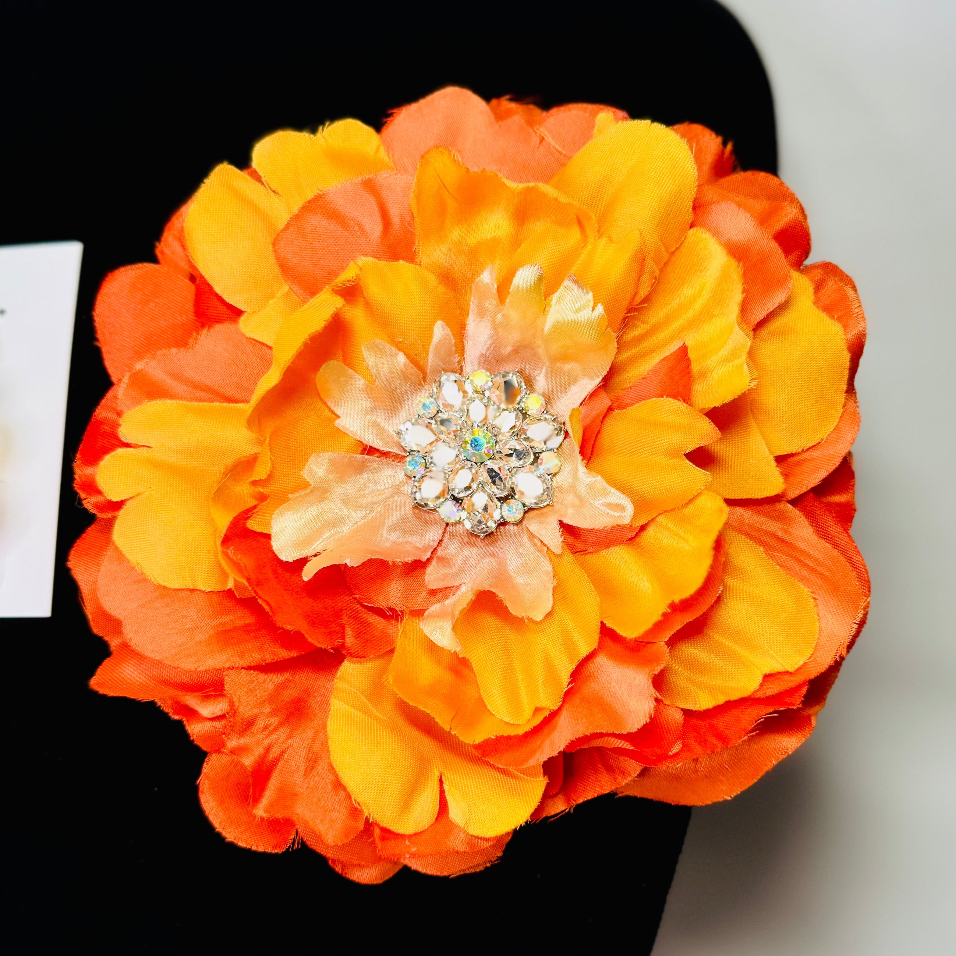 “Sunburst” Floral Brooch & Earrings Set