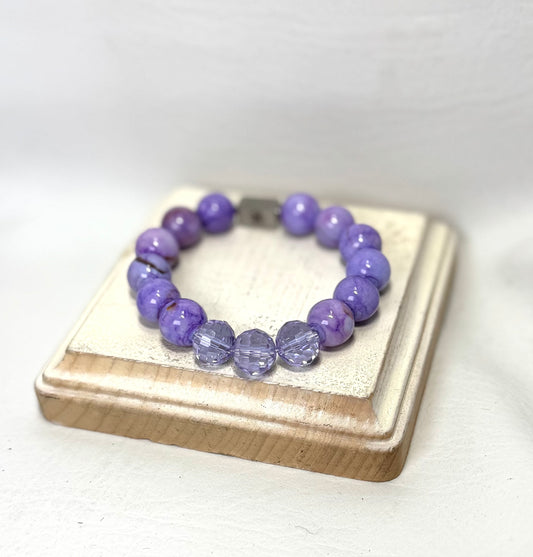 “Blooming Lavender” Gemstone Bracelet