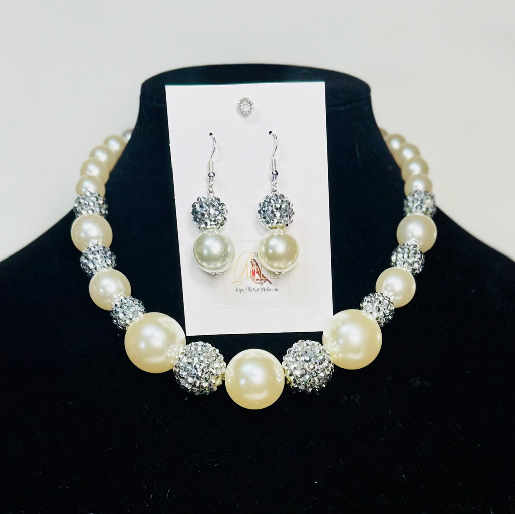 “Poppy” Necklace & Earrings Set