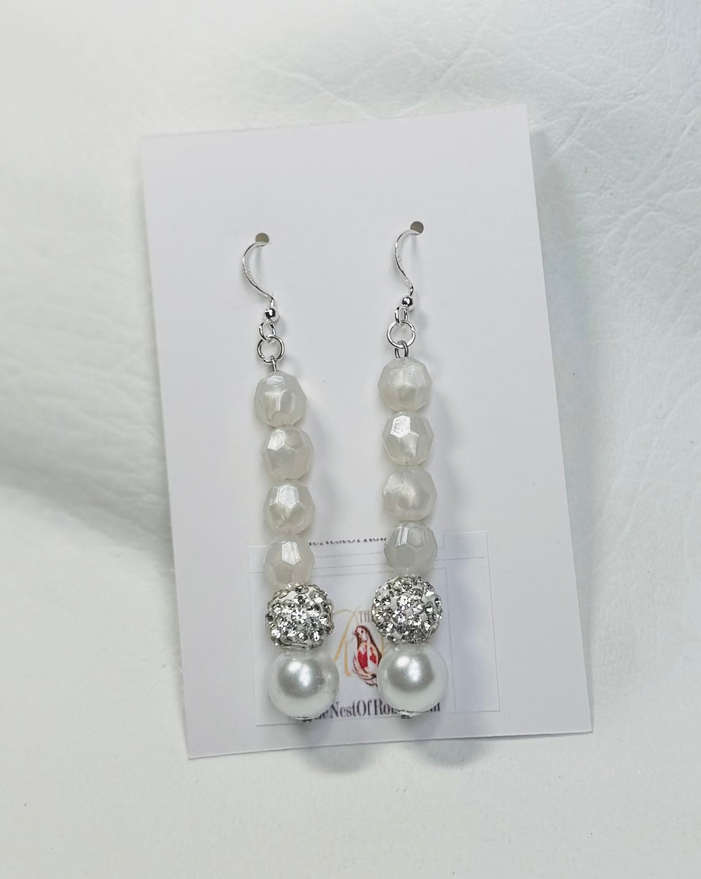 Ivory Grace Brooch & Earrings Set