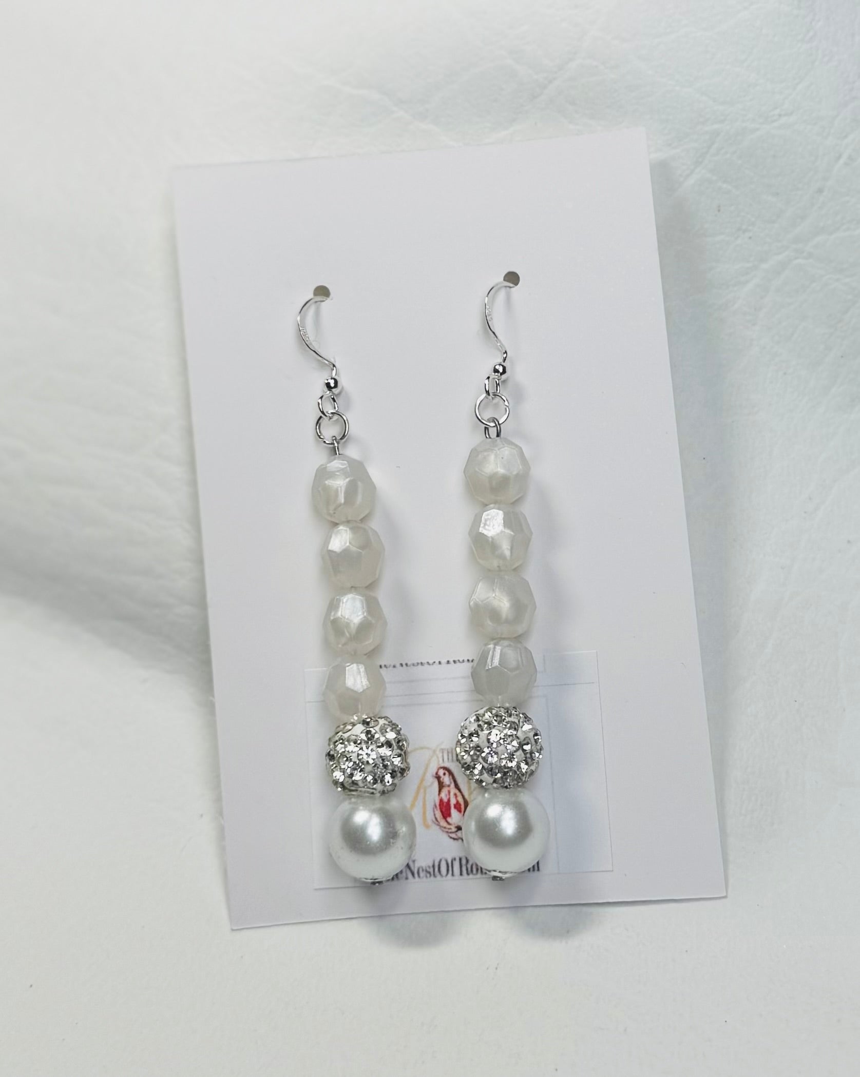 Ivory Grace Brooch & Earrings Set