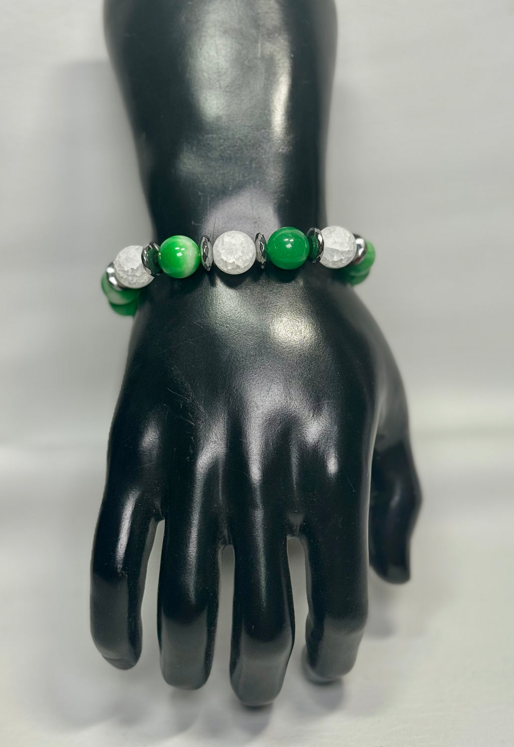 “Mr. Green” Genuine Stone Bracelet