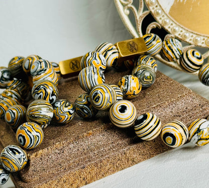 “Bengal Tiger” Semi-Precious Stone Bracelet