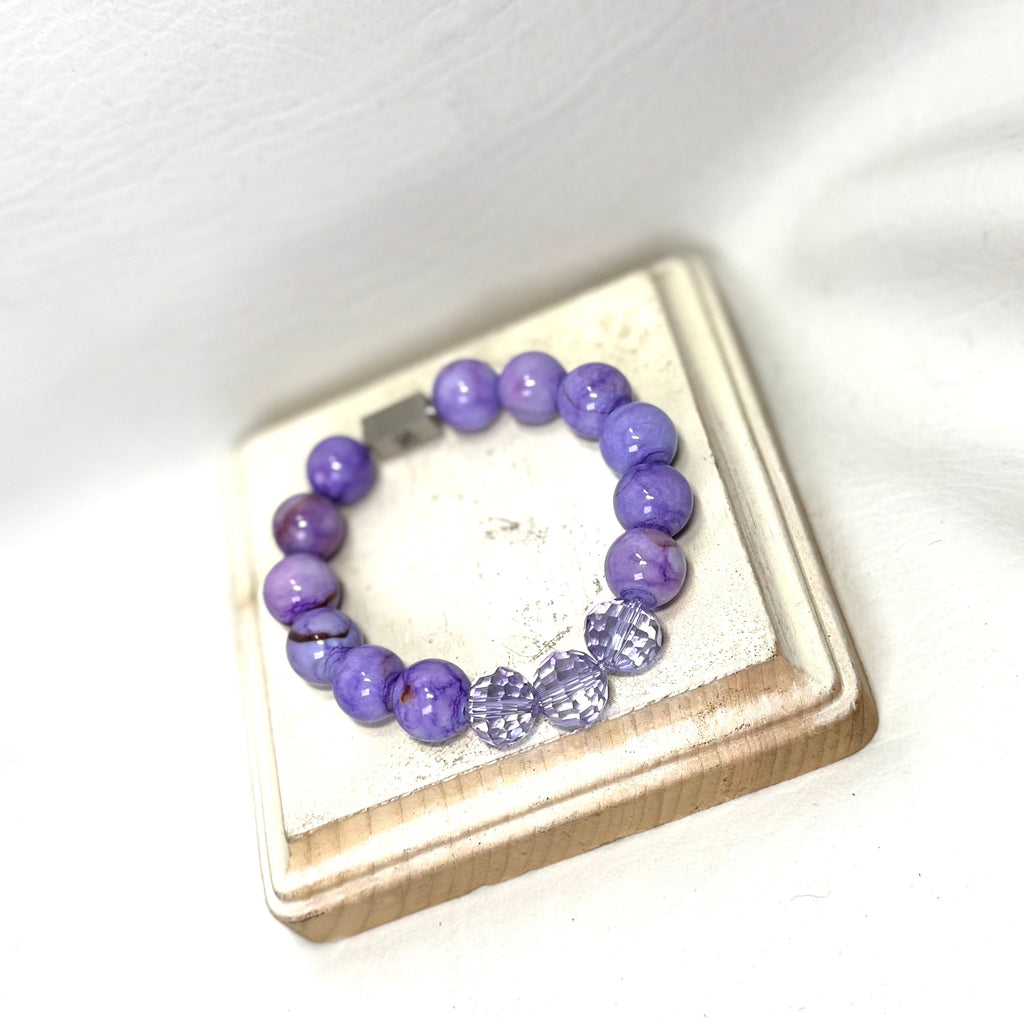 “Blooming Lavender” Gemstone Bracelet