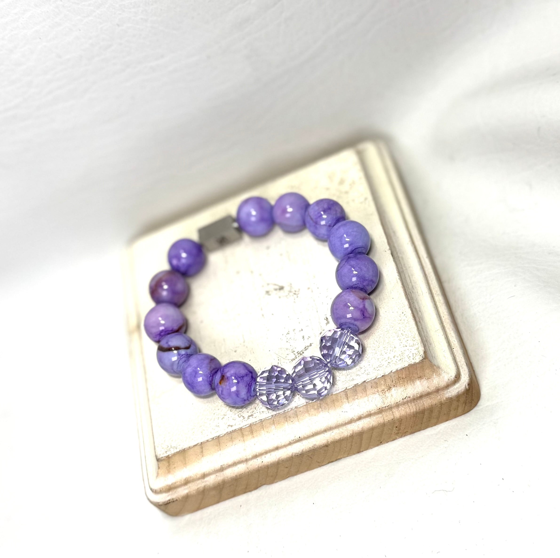 “Blooming Lavender” Gemstone Bracelet