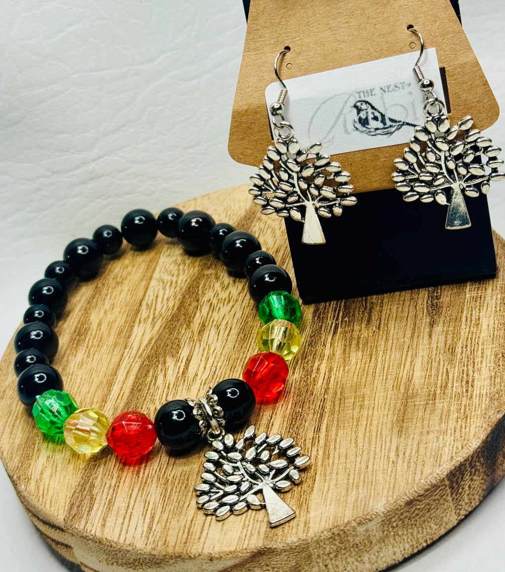 “Legacy of the Roots” Bracelet & Earrings Set