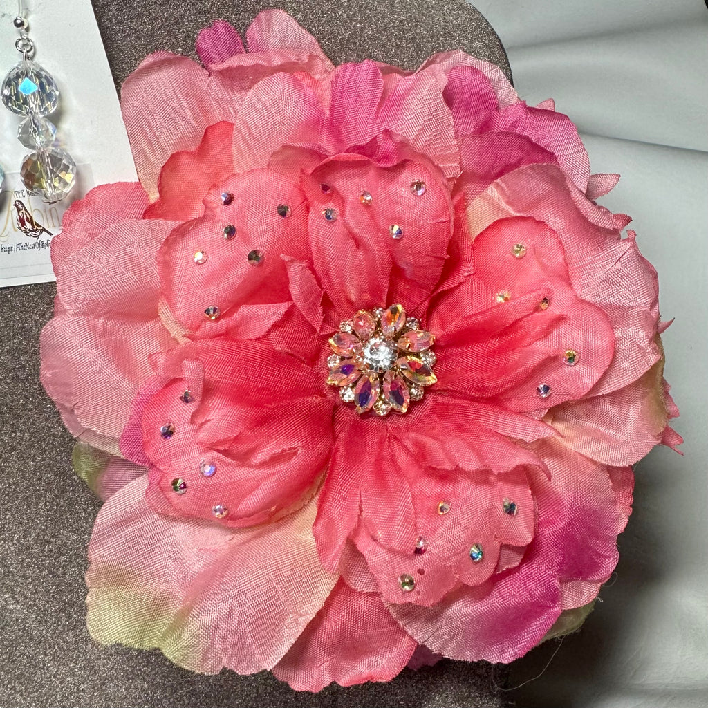 “Lottie” Floral Brooch & Earrings Set