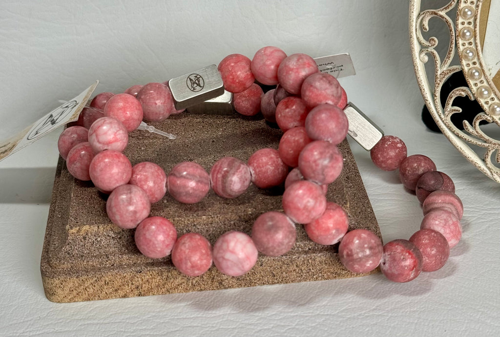 “Pink Planet” Semi-Precious Stone Bracelet