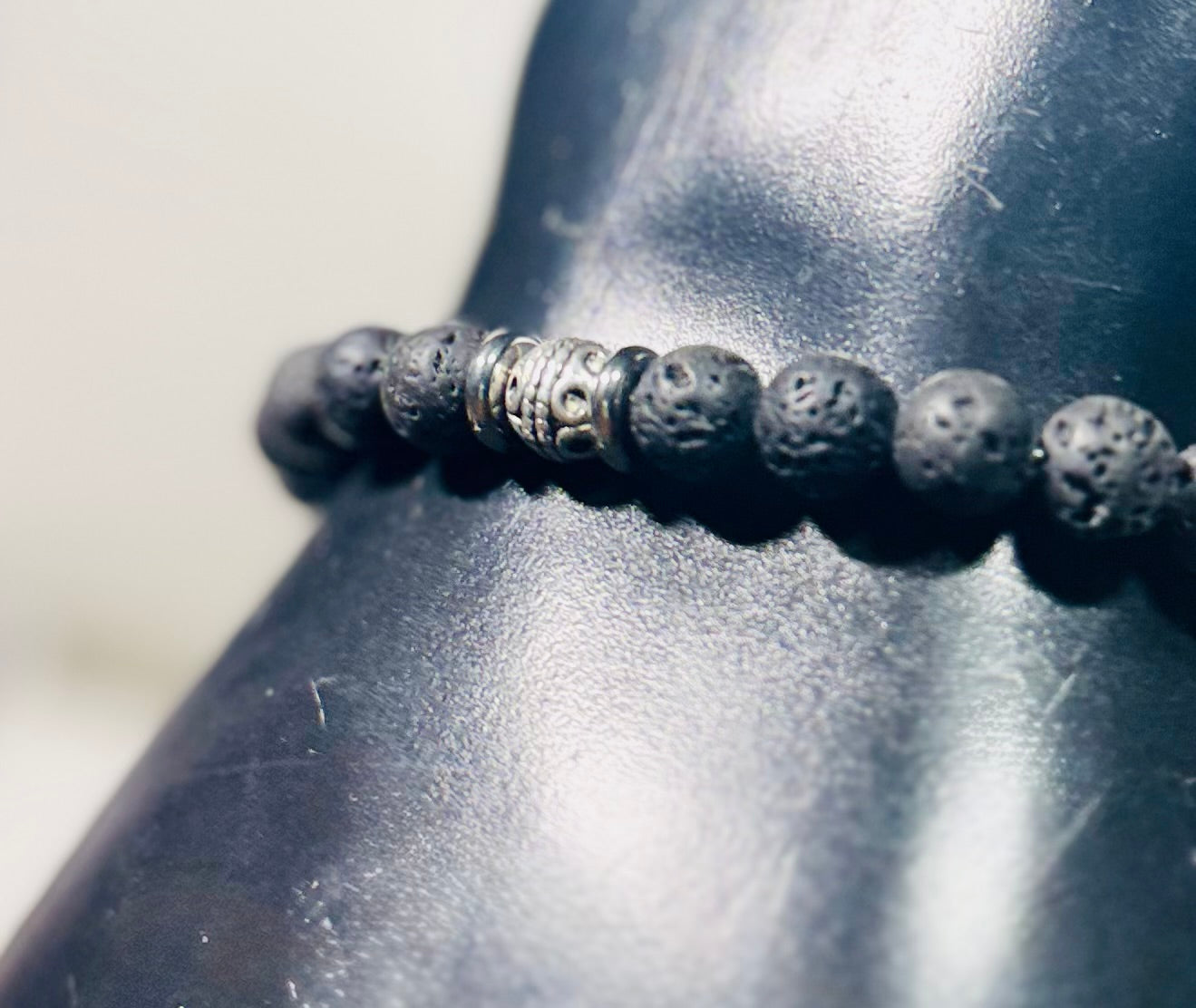 Iron Resolve™ Genuine Stone Bracelet