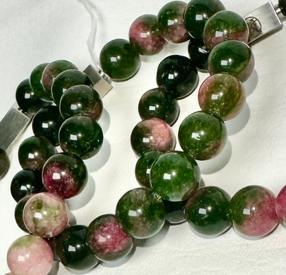 “Pink Grass” Semi-Precious Stone Bracelet