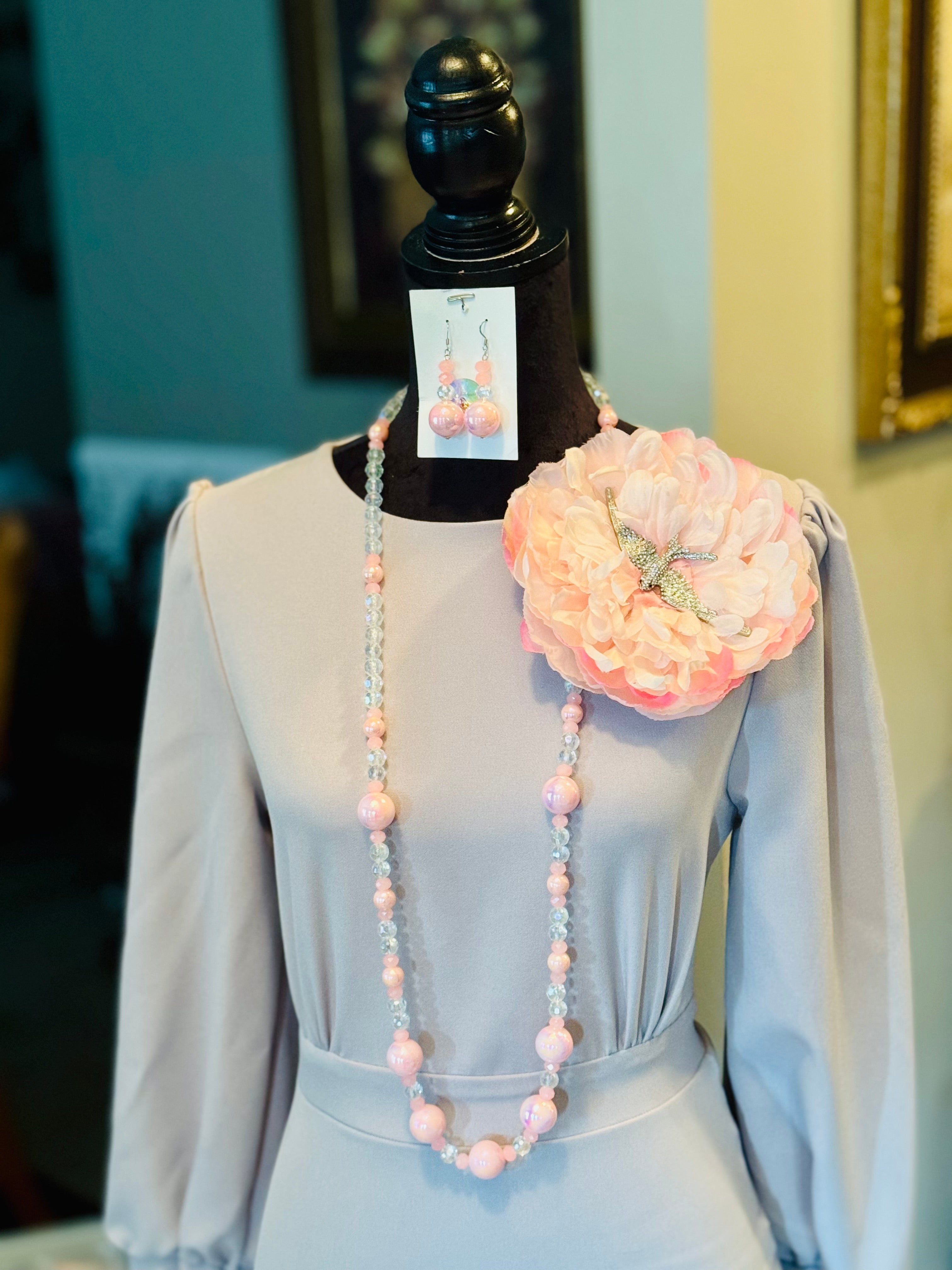 “Descending Dove” 5 Piece Jewelry Set