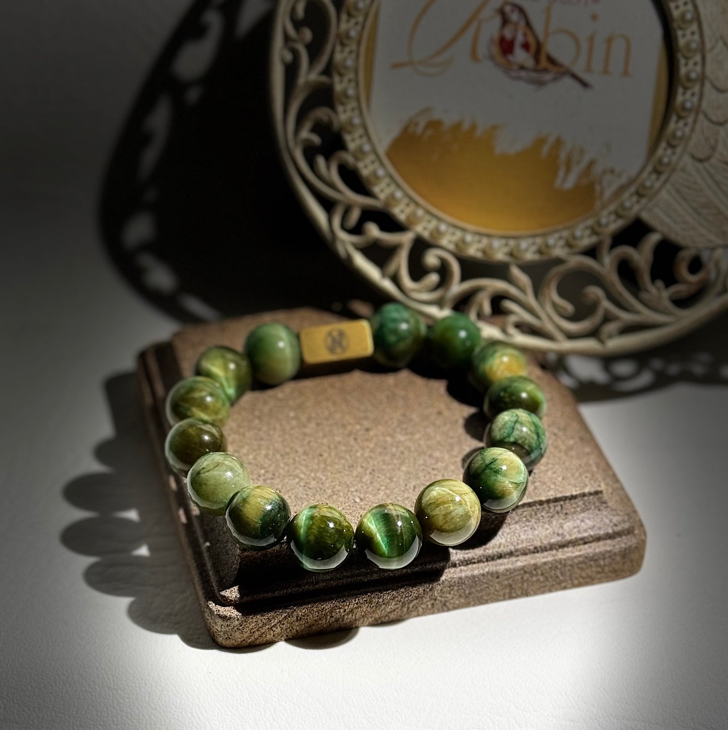 “Green Tigers” Genuine Stone Bracelet