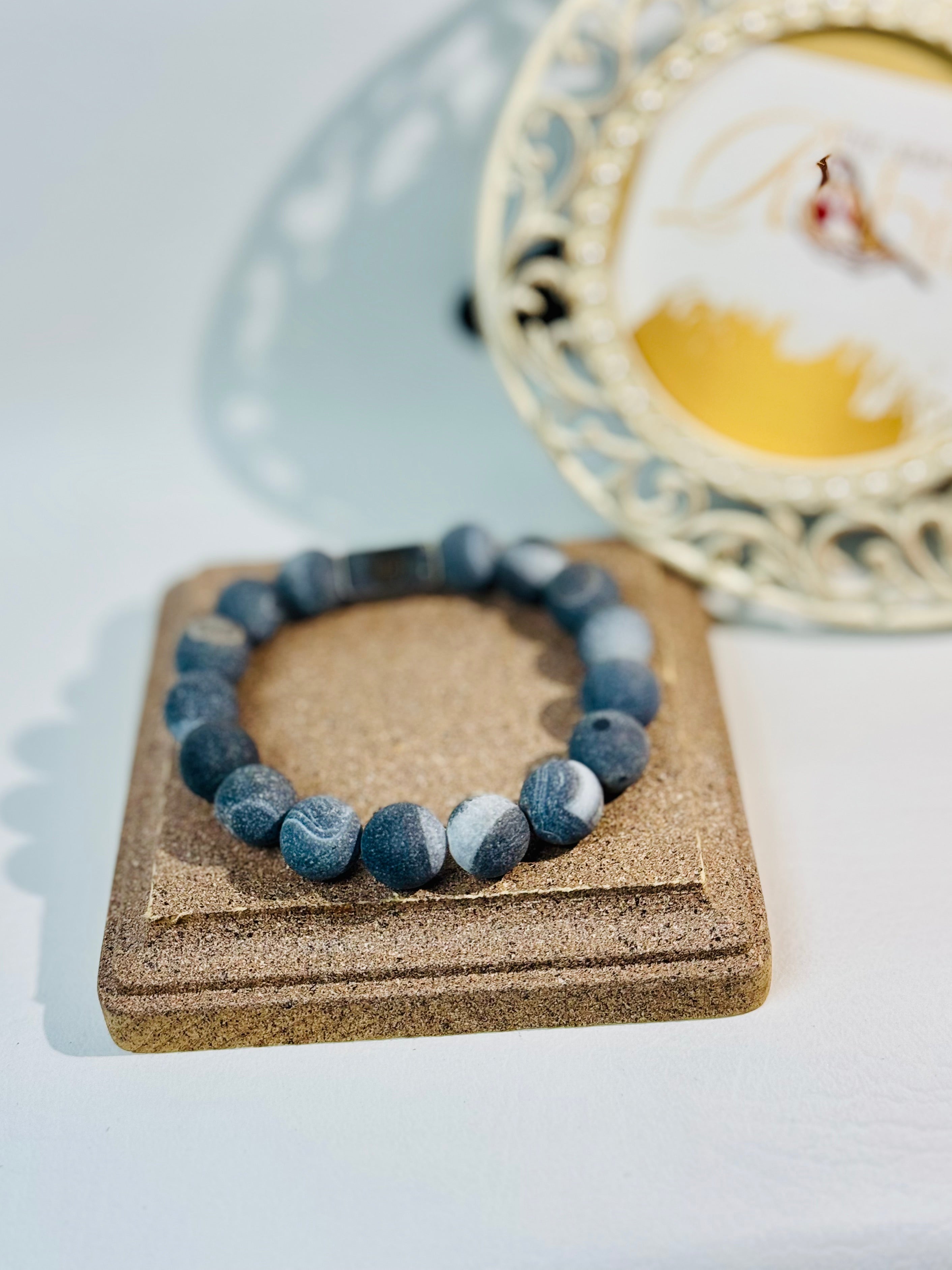 “Grayson” Genuine Stone Bracelet