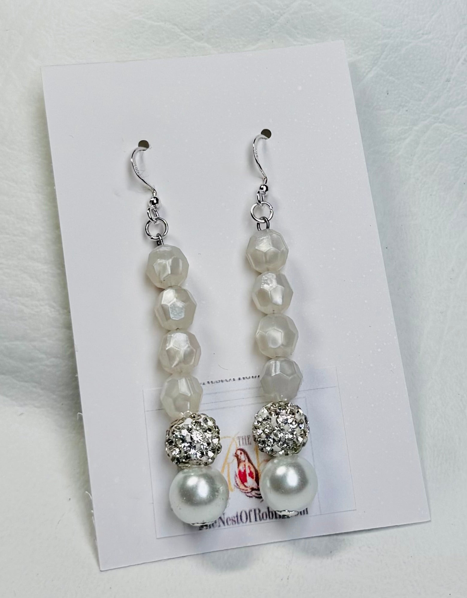 Ivory Grace Brooch & Earrings Set