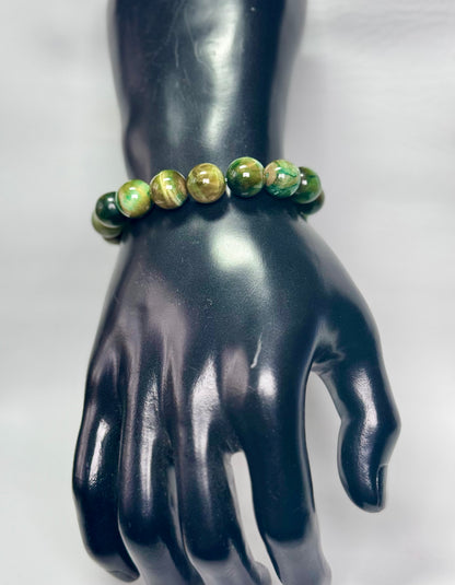 “Green Tigers” Genuine Stone Bracelet