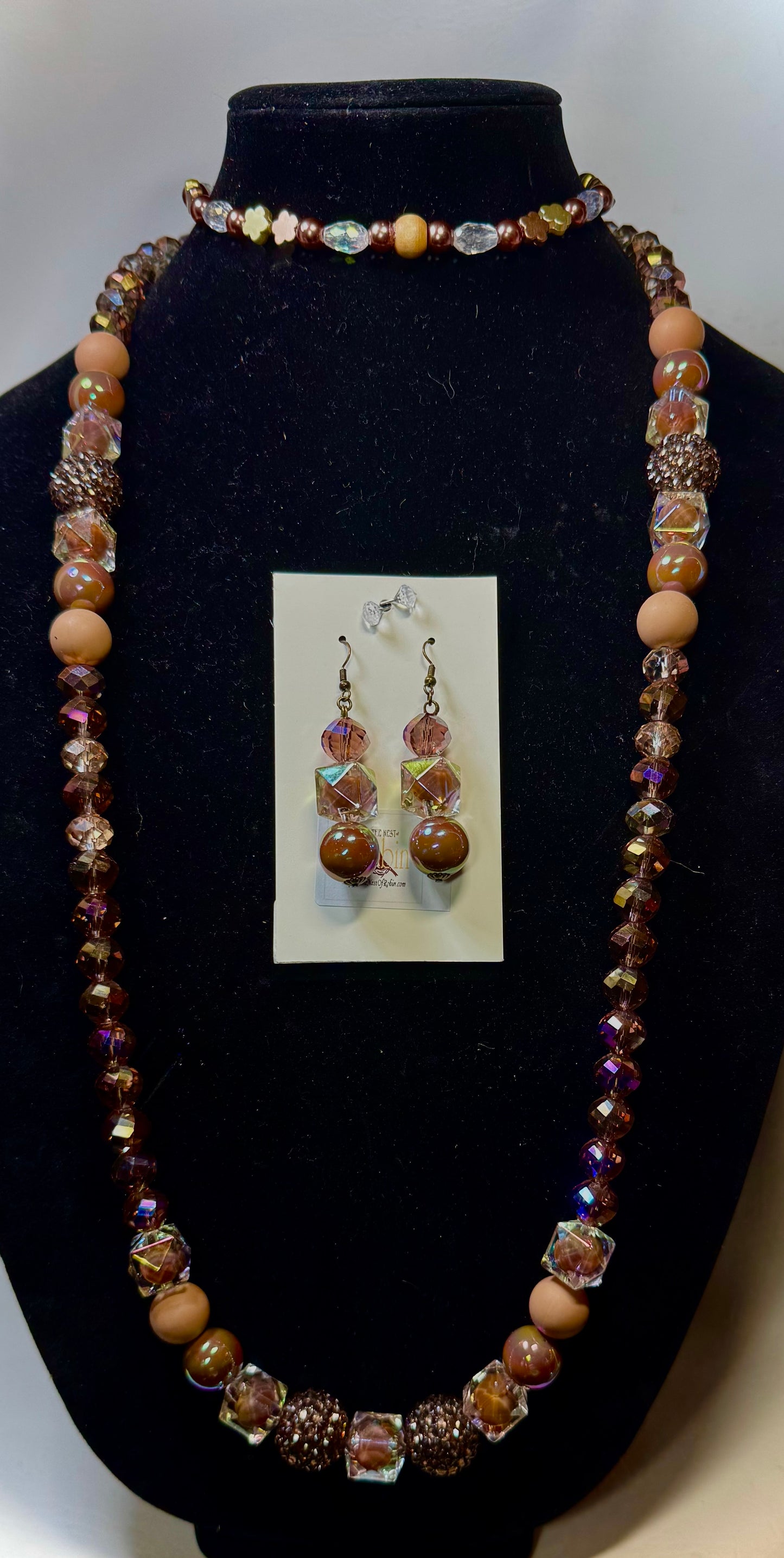 “ Mahalia” Necklace & Earrings Set