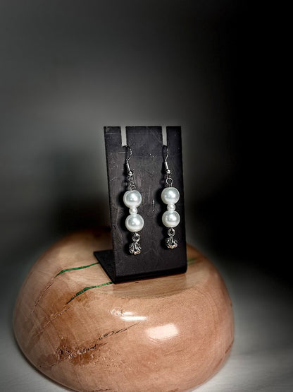 “Pearl Drops” Dangling Earrings
