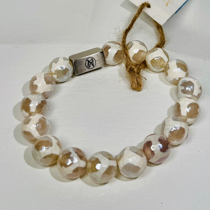 “Mountain Snow” Semi-Precious Stone Bracelet