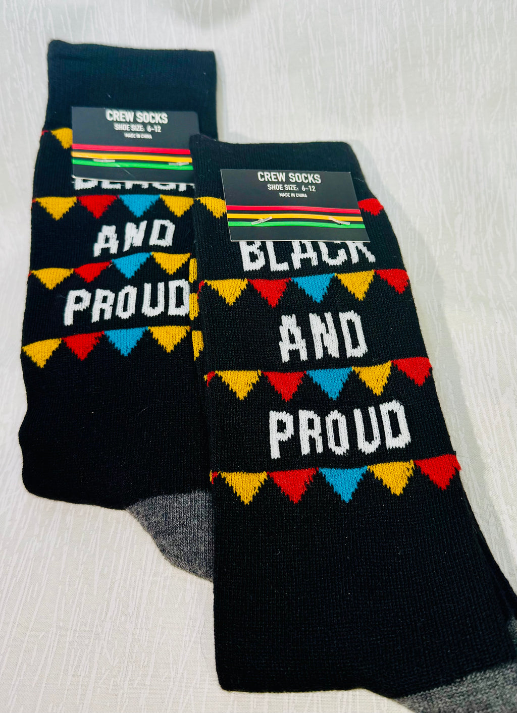 "Black And Proud" Socks