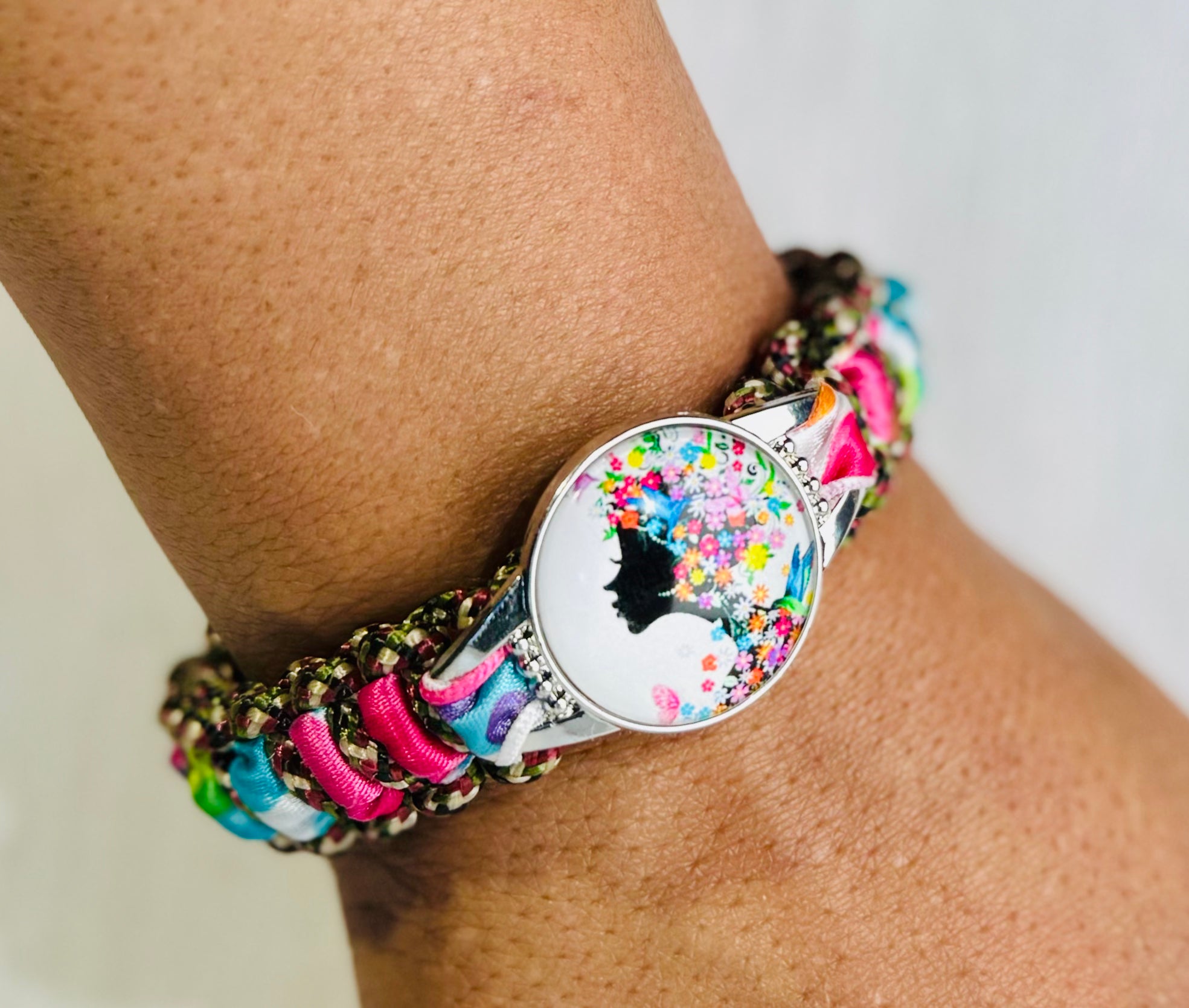 “Floral Queen” Braided Bracelet