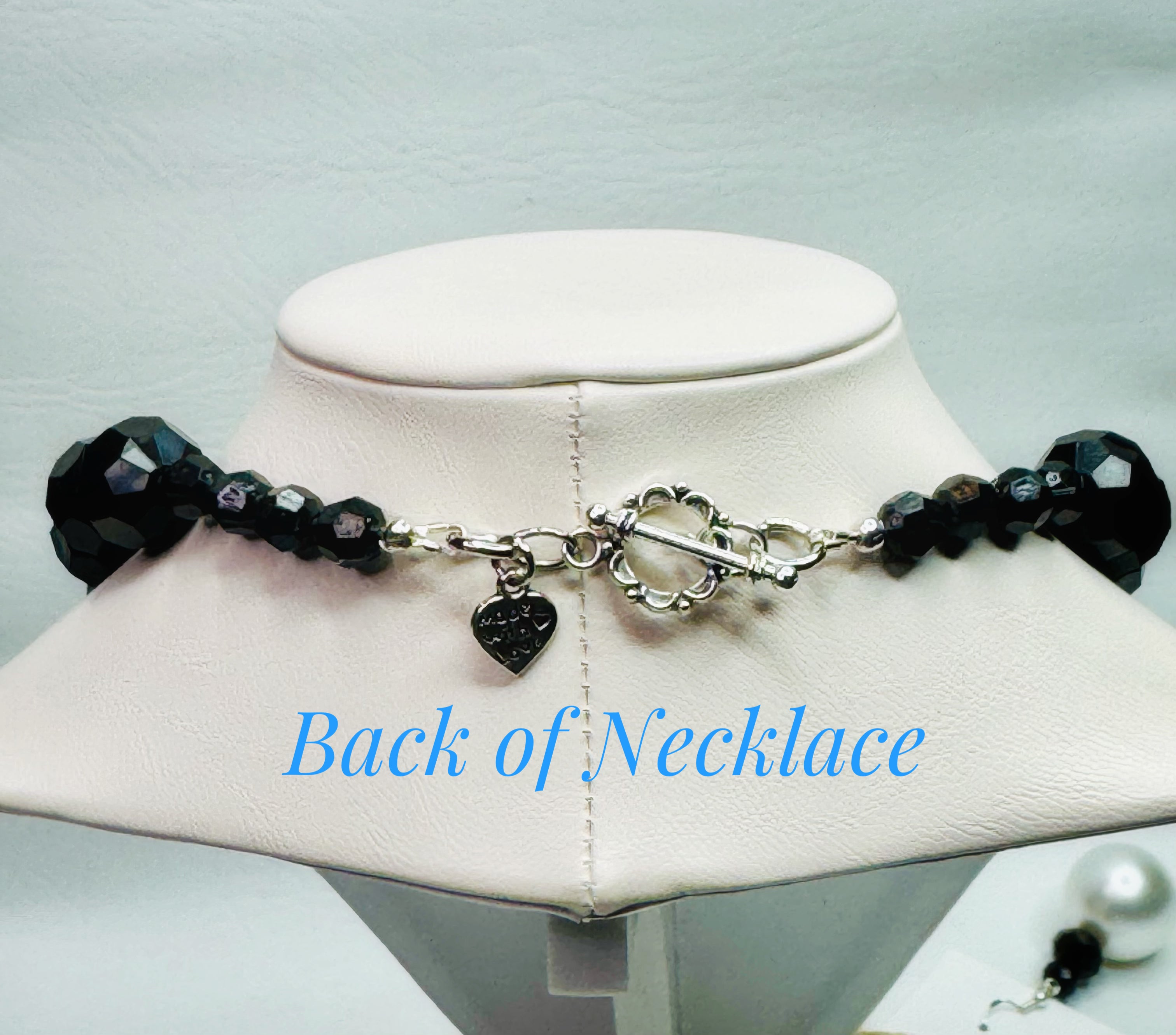 “MIDNIGHT PEARL” Necklace & Earrings Set