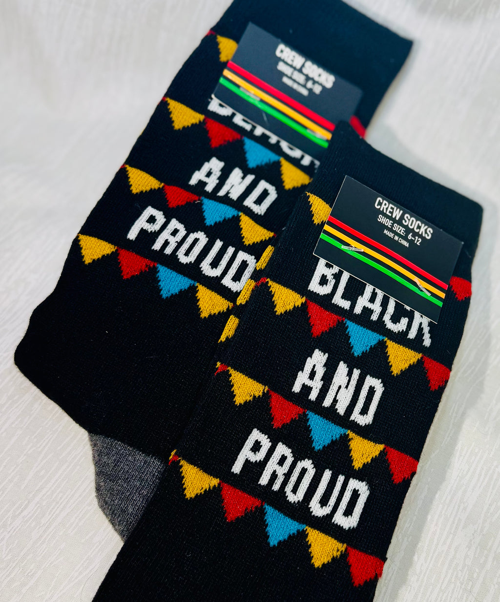 "Black And Proud" Socks