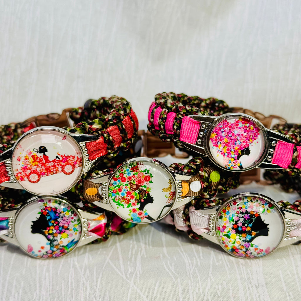 “Floral Queen” Braided Bracelet