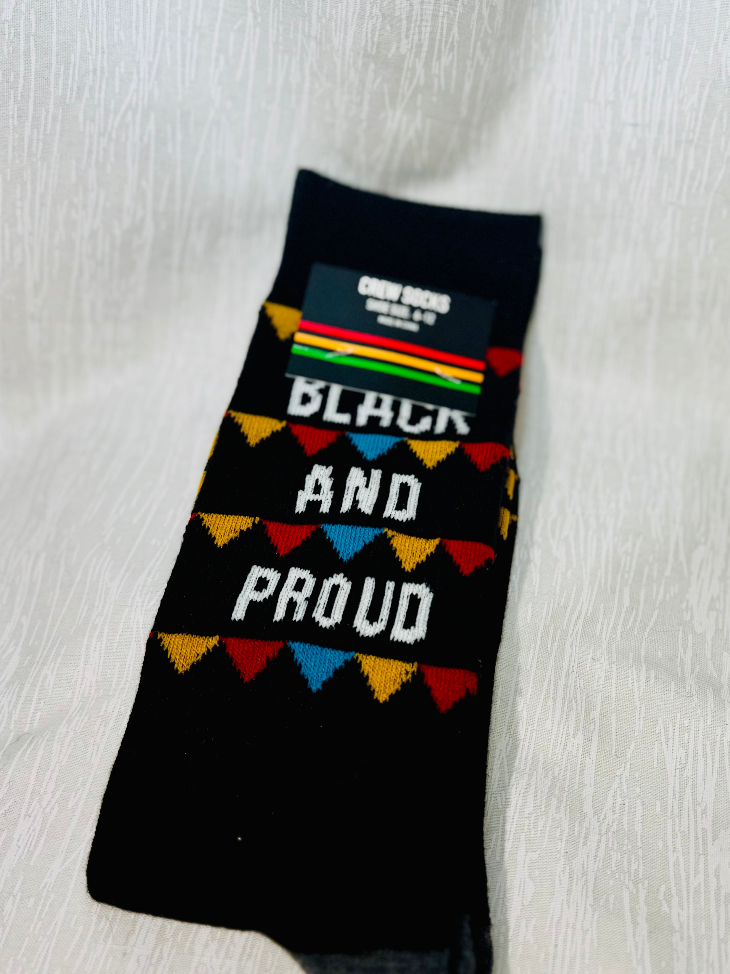 "Black And Proud" Socks