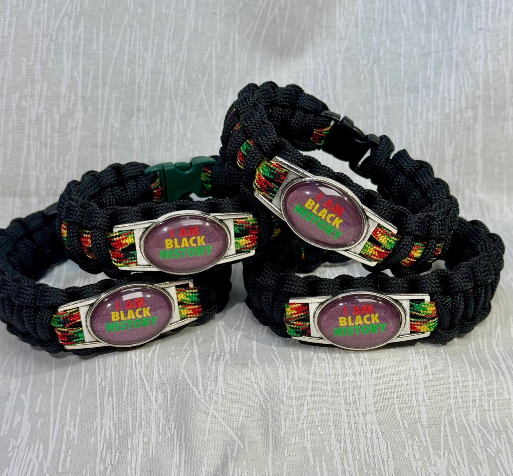 “I Am Black History” braided Bracelet