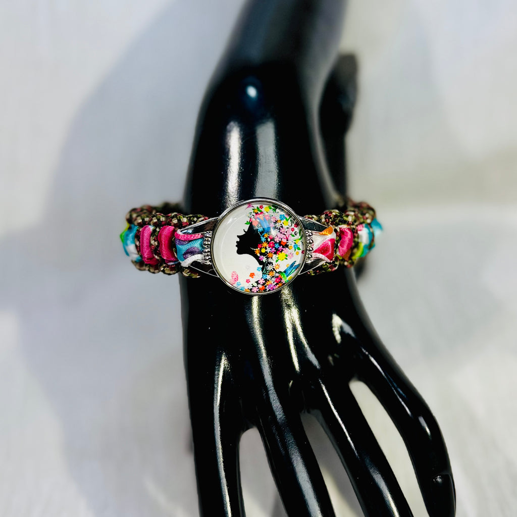 “Floral Queen” Braided Bracelet