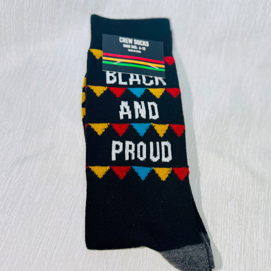 "Black And Proud" Socks
