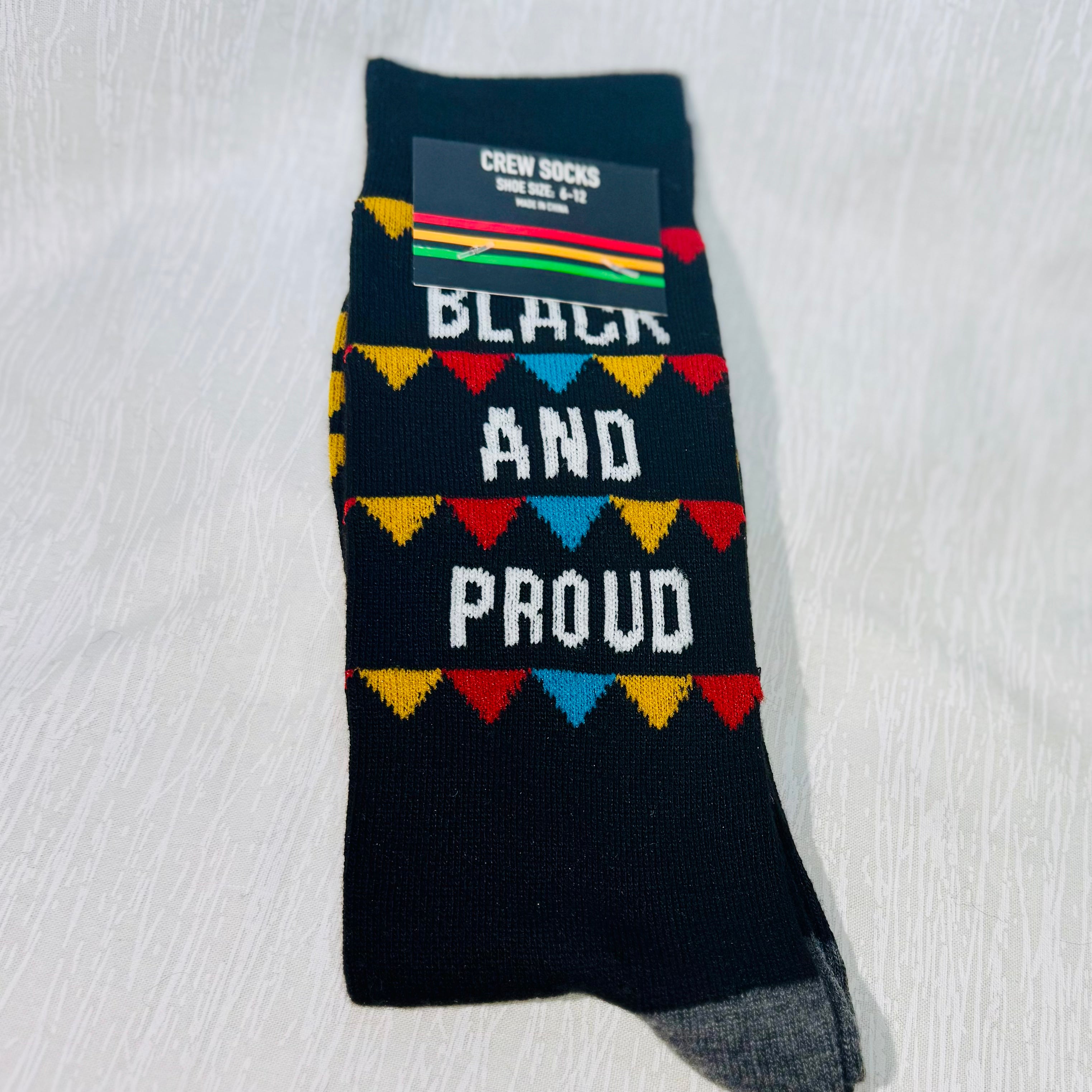 "Black And Proud" Socks