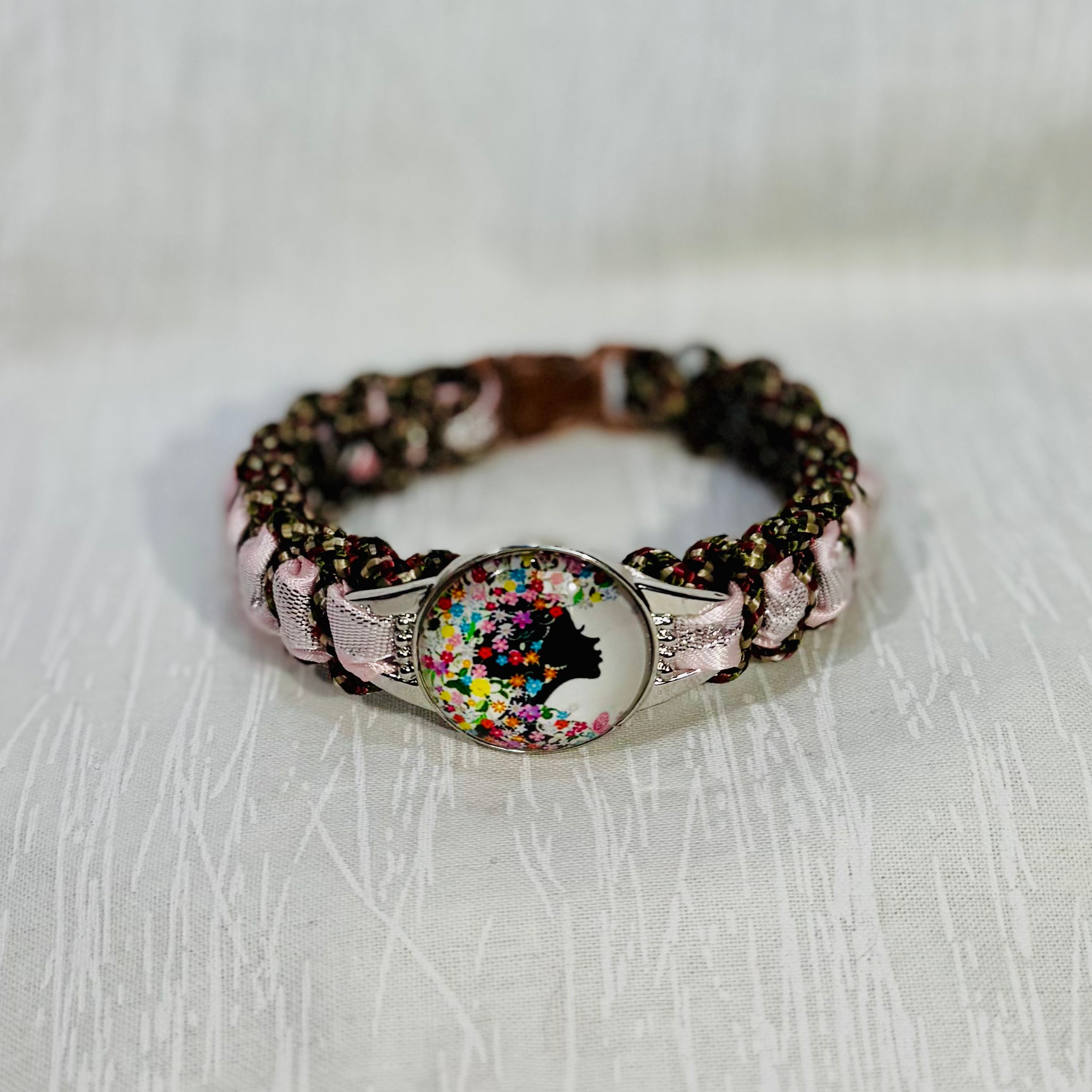 “Floral Queen” Braided Bracelet