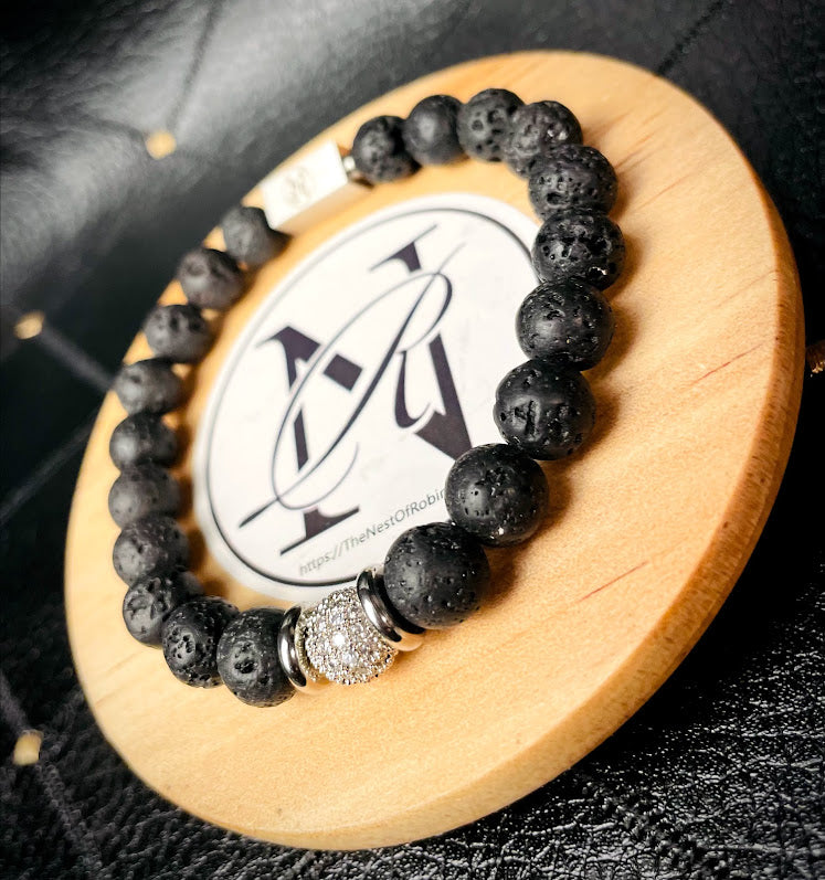 Clearance Item- "Boss" Genuine Stone Bracelet