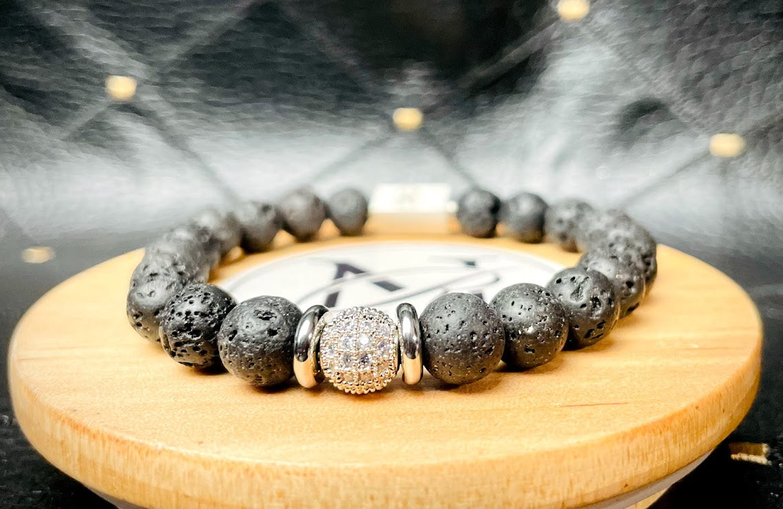 "Boss" Genuine Stone Bracelet