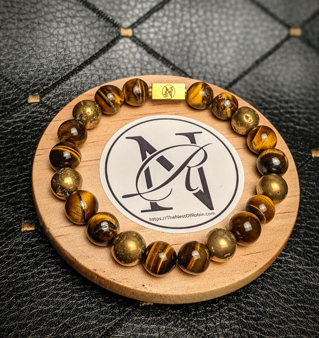 "Brown Sugar" Genuine Stone Bracelet