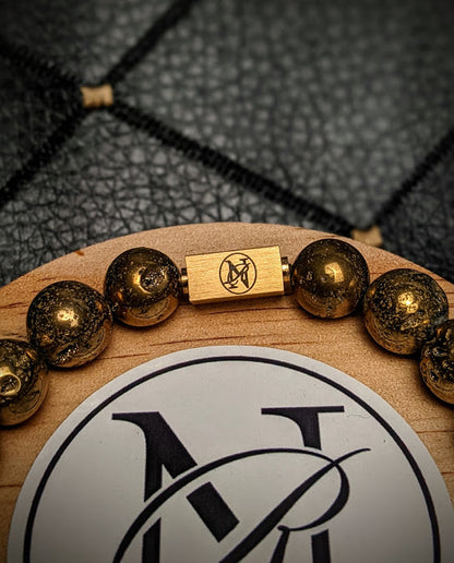 "Gold Mine" Genuine Stone Bracelet