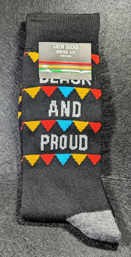 "Black And Proud" Socks